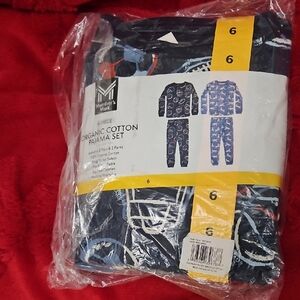 Member's Mark Kids Organic Cotton Pajama Set - Navy Blue